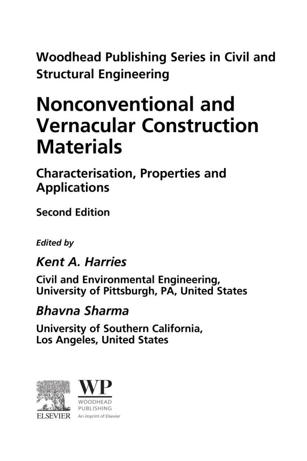 Nonconventional and Vernacular Construction Materials