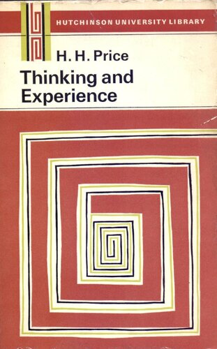 Thinking and Experience (Univ. Lib.)