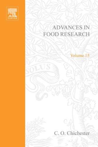 Advances in Food Research, Volume 15