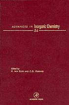 Advances in Inorganic Chemistry, Volume 54