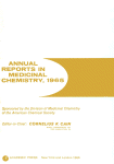 Annual Reports in Medicinal Chemistry, Volume 1