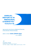 Annual Reports in Medicinal Chemistry, Volume 15