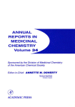 Annual Reports in Medicinal Chemistry, Volume 34