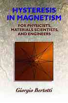Hysteresis in Magnetism