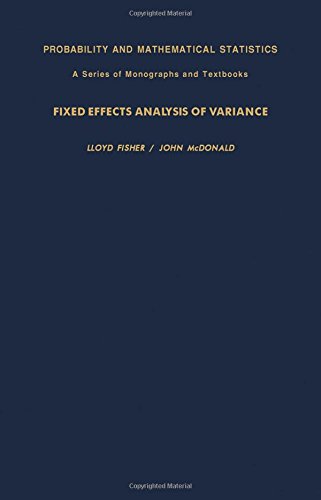 Fixed Effects Analysis Of Variance