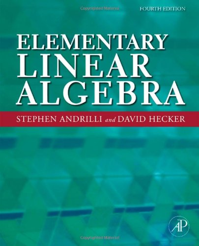 Elementary Linear Algebra