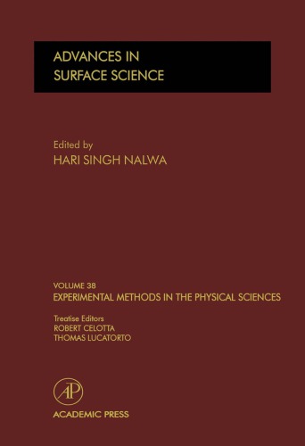 Experimental Methods in the Physical Sciences, Volume 38 