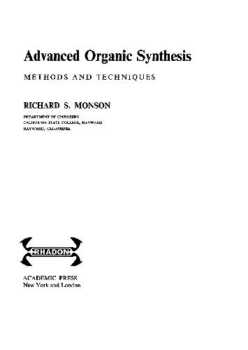 Advanced Organic Synthesis