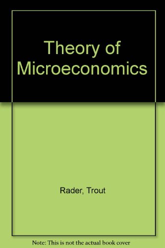 Theory of Microeconomics