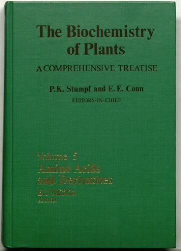 The Biochemistry of Plants, Vol. 5