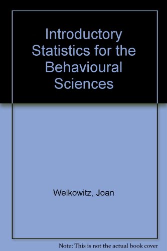 Introductory Statistics for the Behavioural Sciences