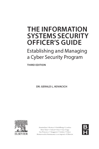 The Information Systems Security Officer's Guide