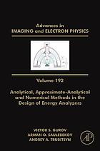 Analytical, Approximate-Analytical and Numerical Methods in the Design of Energy Analyzers, 192