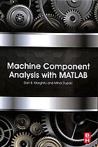 Machine Component Analysis with MATLAB