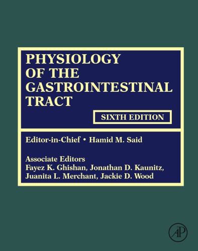 Physiology of the Gastrointestinal Tract.