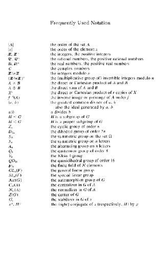 Abstract Algebra