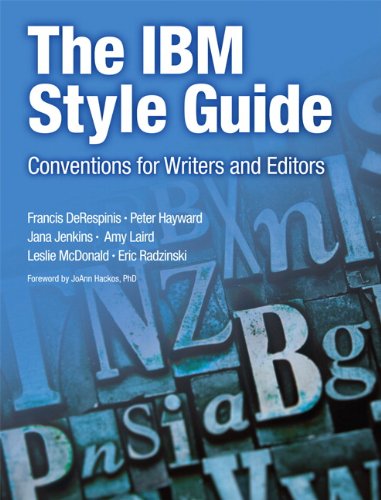 The IBM Style Guide