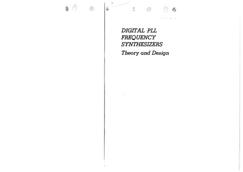 Digital Pll Frequency Synthesizers