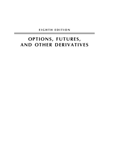 Options, Futures and Other Derivatives [With CDROM]