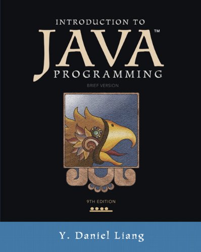 Introduction to Java Programming, Brief Version