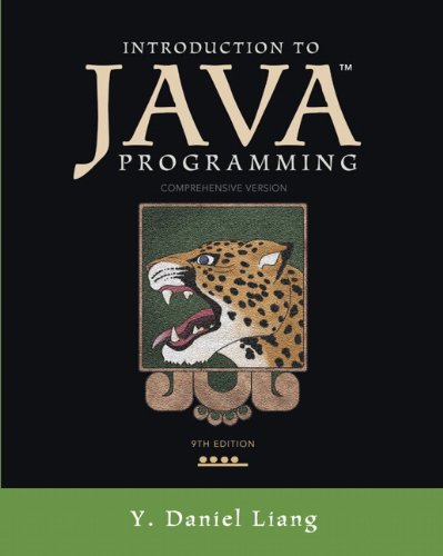 Introduction to Java Programming, Comprehensive Version