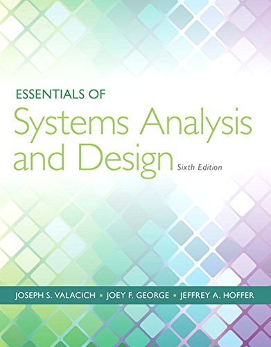 Essentials of Systems Analysis and Design