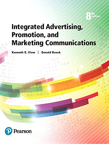 Integrated Advertising, Promotion, and Marketing Communications