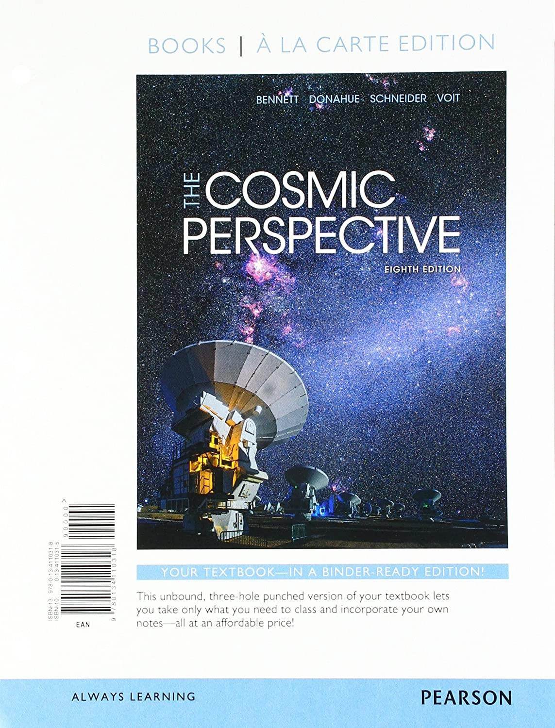 Cosmic Perspective, The, Books a la Carte Edition &amp; Mastering Astronomy with Pearson eText -- ValuePack Access Card &amp; SkyGazer 5.0 Student Access Code Card (8th Edition)