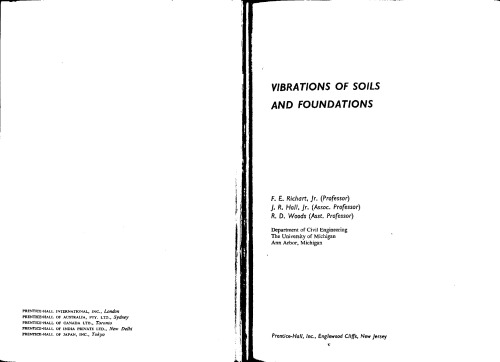 Vibrations of Soils and Foundations