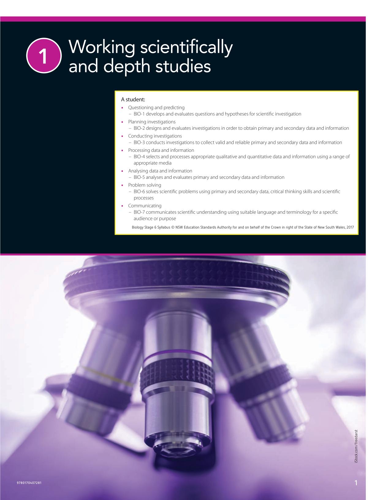 Biology in Focus Year 11 Student Book with 4 Access Codes