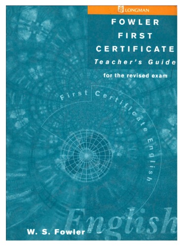 First Certificate : Teacher's Guide