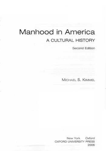 Manhood in America