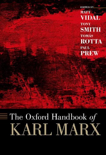 The Oxford Handbook of Karl Marx