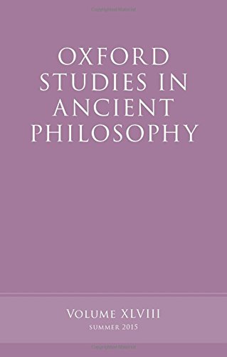 Oxford Studies in Ancient Philosophy, Volume 48.