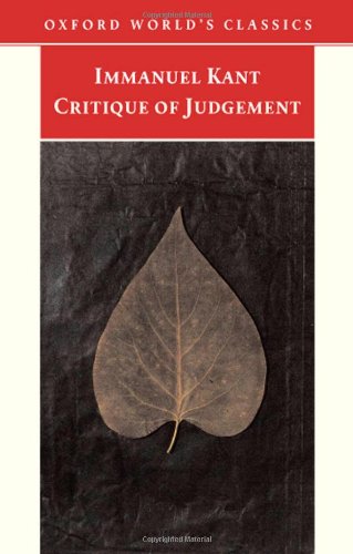 Critique of Judgement