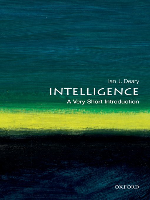 Intelligence: A Very Short Introduction