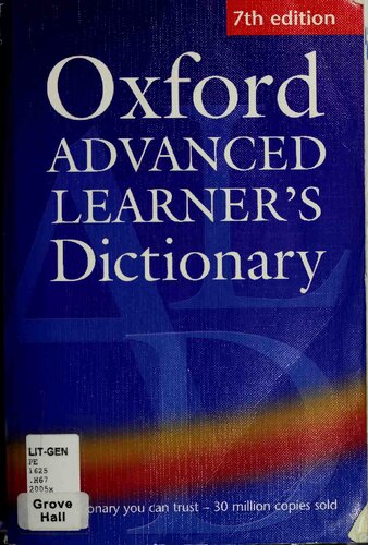 Oxford Advanced Learner's Dictionary