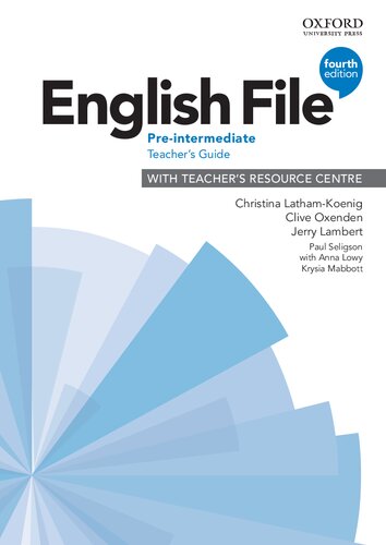 English file. Pre-intermediate. Teacher's guide : with teacher's resource centre