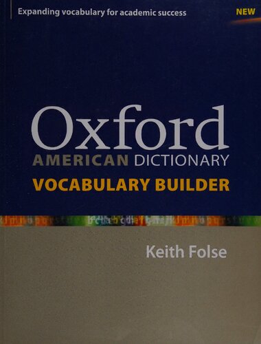 Oxford American Dictionary Vocabulary Builder