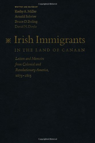 Irish Immigrants in the Land of Canaan