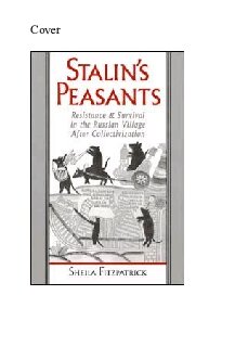 Stalin's Peasants