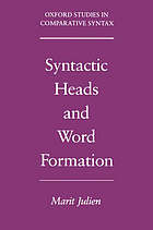 Syntactic Heads And Word Formation
