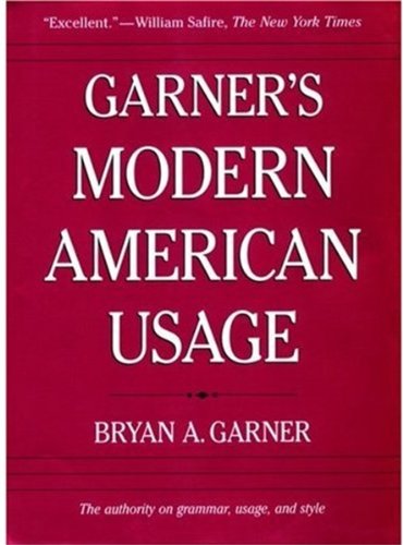 Garner's Modern American Usage