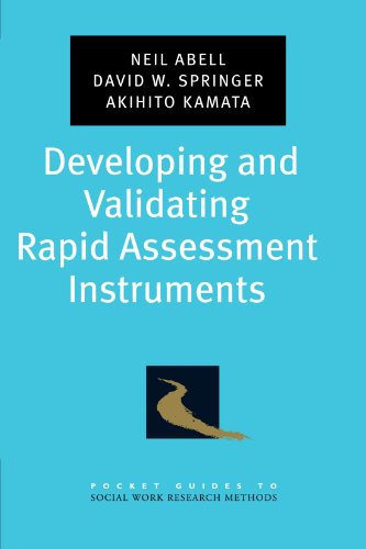 Developing and Validating Rapid Assessment Instruments