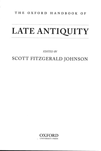 The Oxford Handbook of Late Antiquity