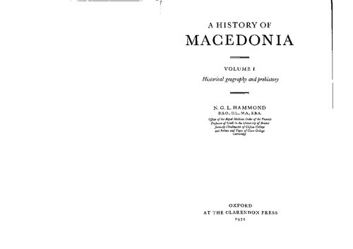 A History of Macedonia