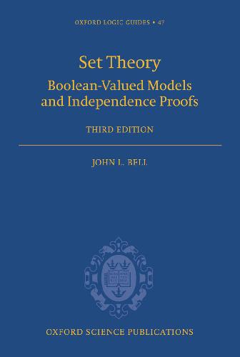 Boolean Valued Models And Independence Proofs In Set Theory