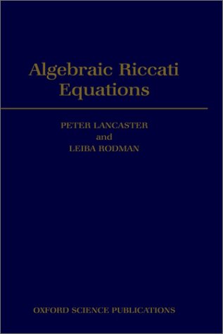 Algebraic Riccati Equations