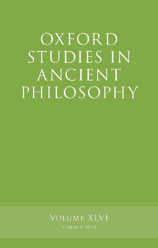 Oxford Studies in Ancient Philosophy, Volume 46