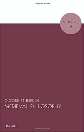 Oxford Studies in Medieval Philosophy